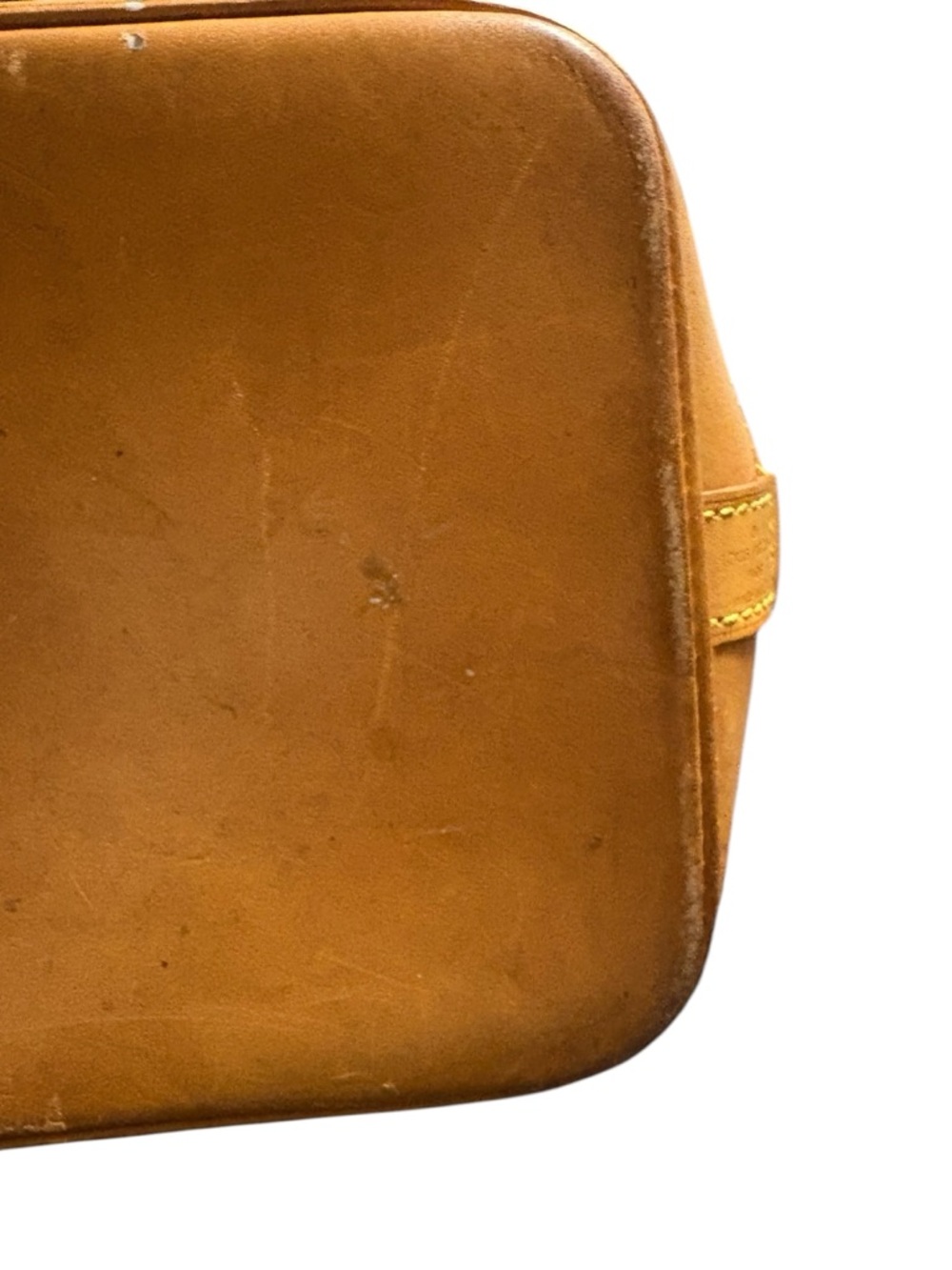 Louis Vuitton Brown Monogram Alma-Style Satchel with Vachetta Trim - Picture 5 of 16